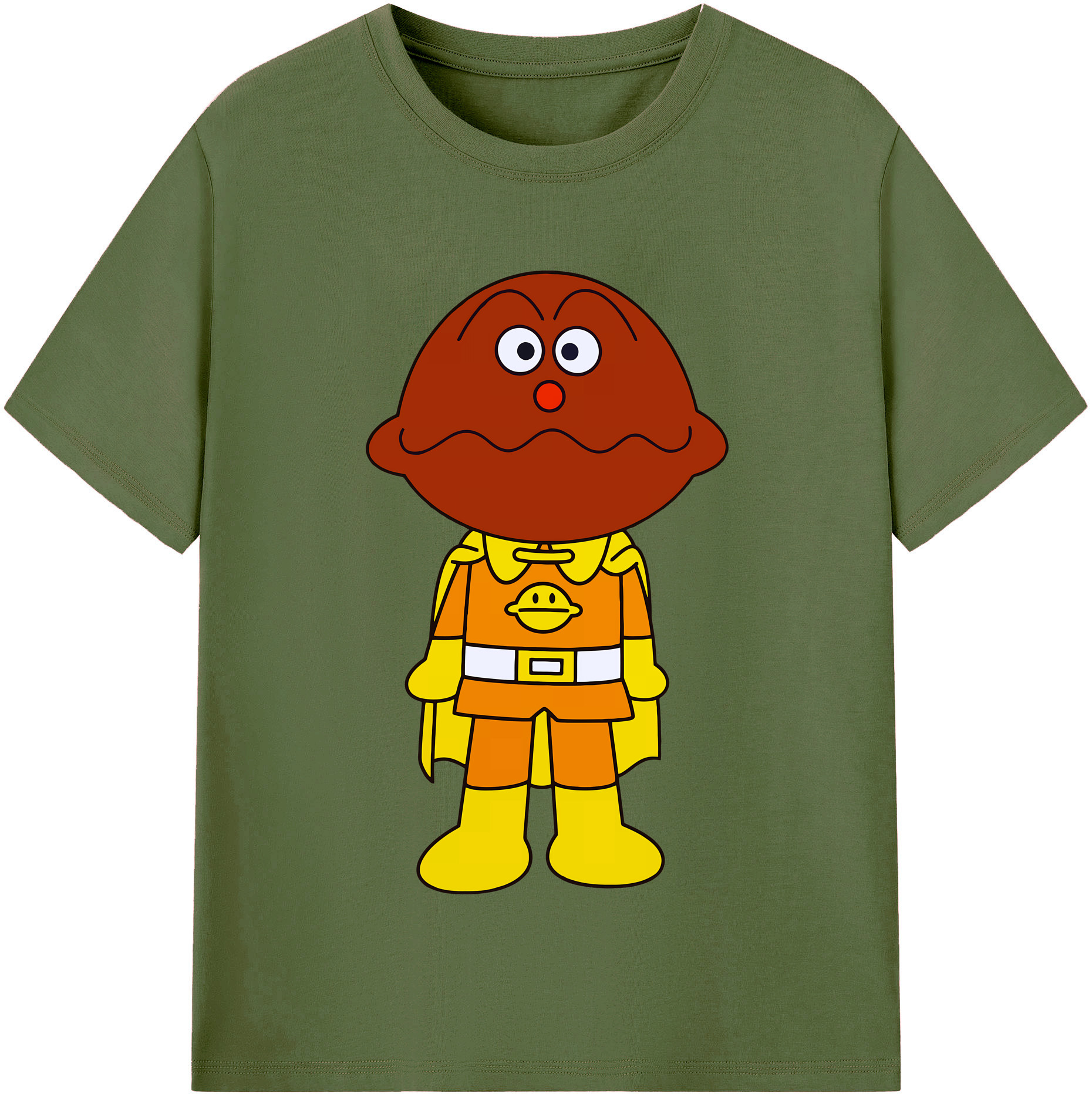 （画像用） アンパンマン Anpanman 綿100％半袖Tシャツ（フロントプリント）